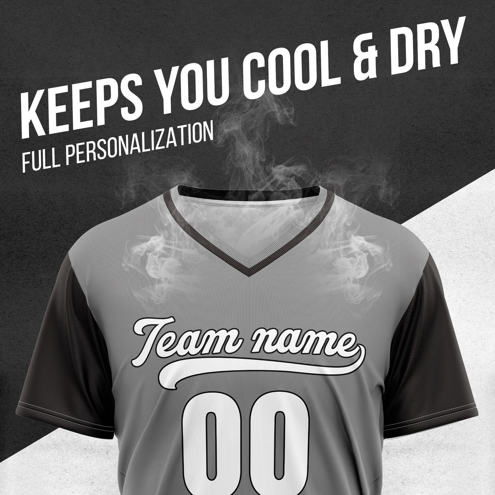 Custom Victory Line Grey Pullover Baseball Sports Jersey Personalized Uniform with Name & Number