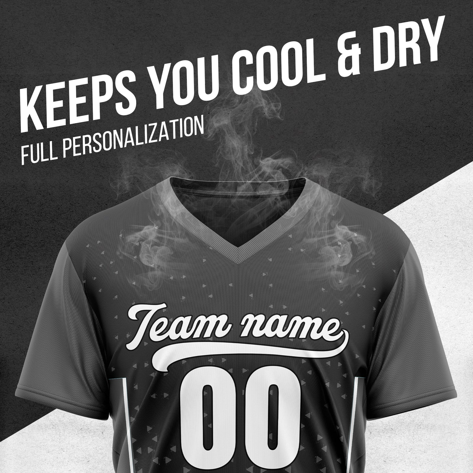 Custom HexaFade Dark Grey Pullover Baseball Sports Jersey Personalized Uniform with Name & Number