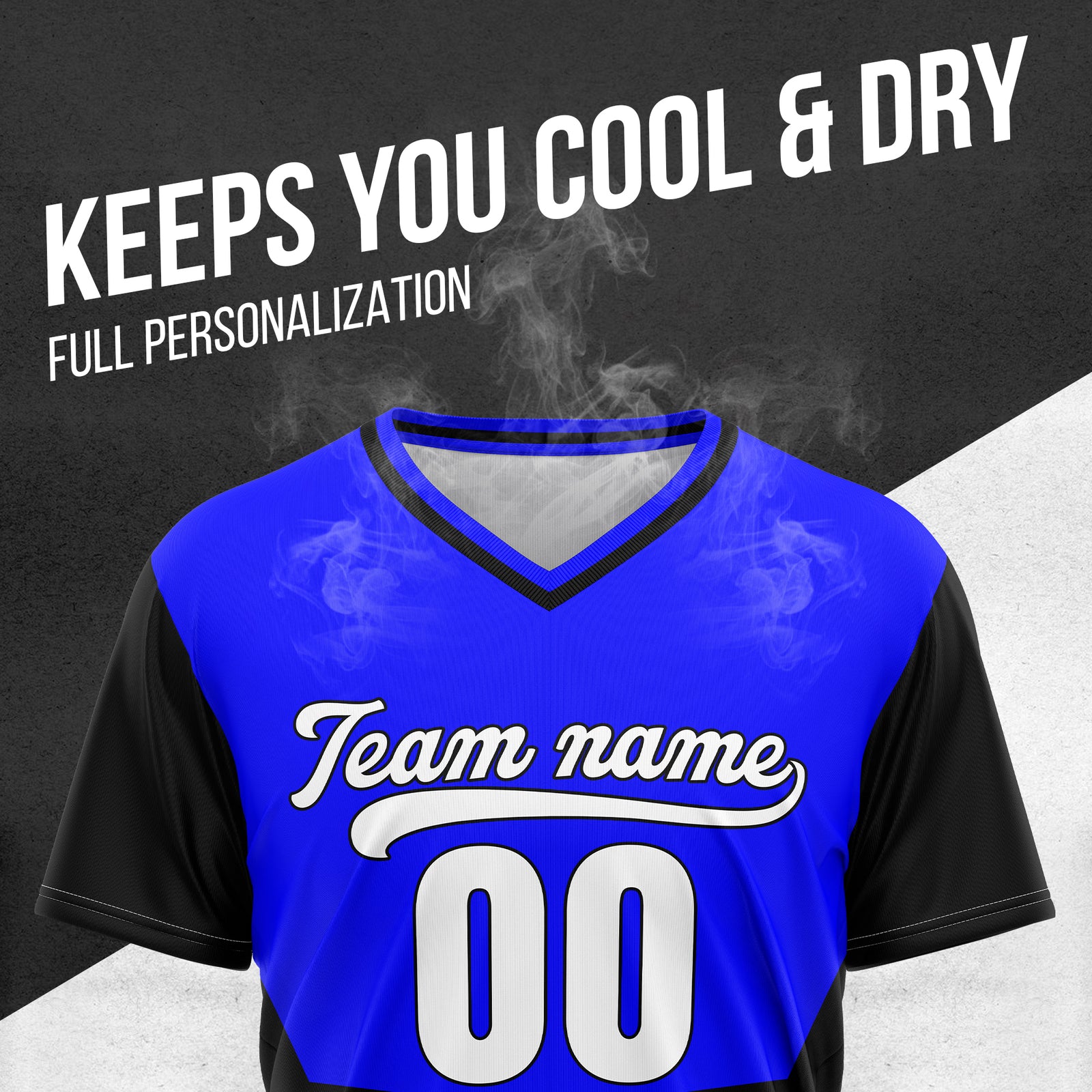 Custom NovaLine Blue Pullover Baseball Sports Jersey Personalized Uniform with Name & Number