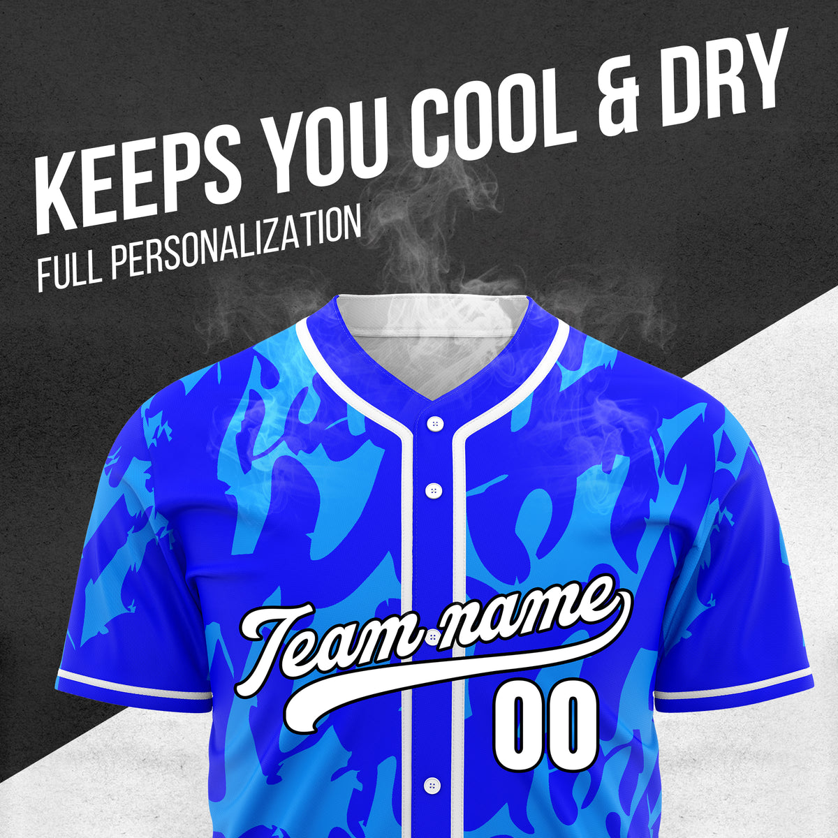 Custom Graffiti Sox Blue Baseball Sports Jersey Personalized Uniform with Name & Number