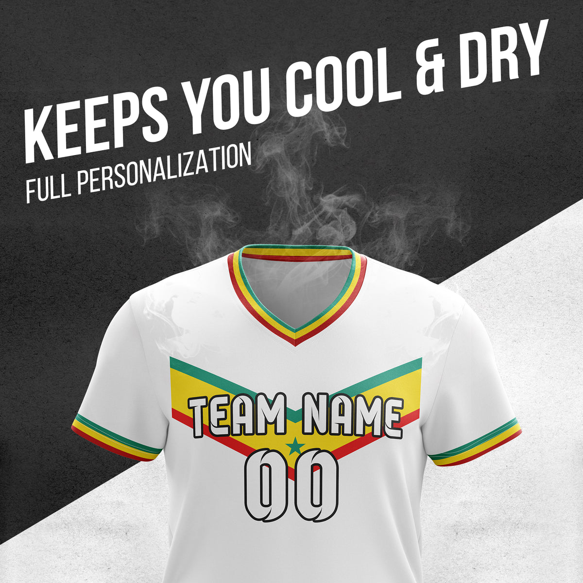 Custom SENEGAL Fan Jersey Personalized with Name & Number