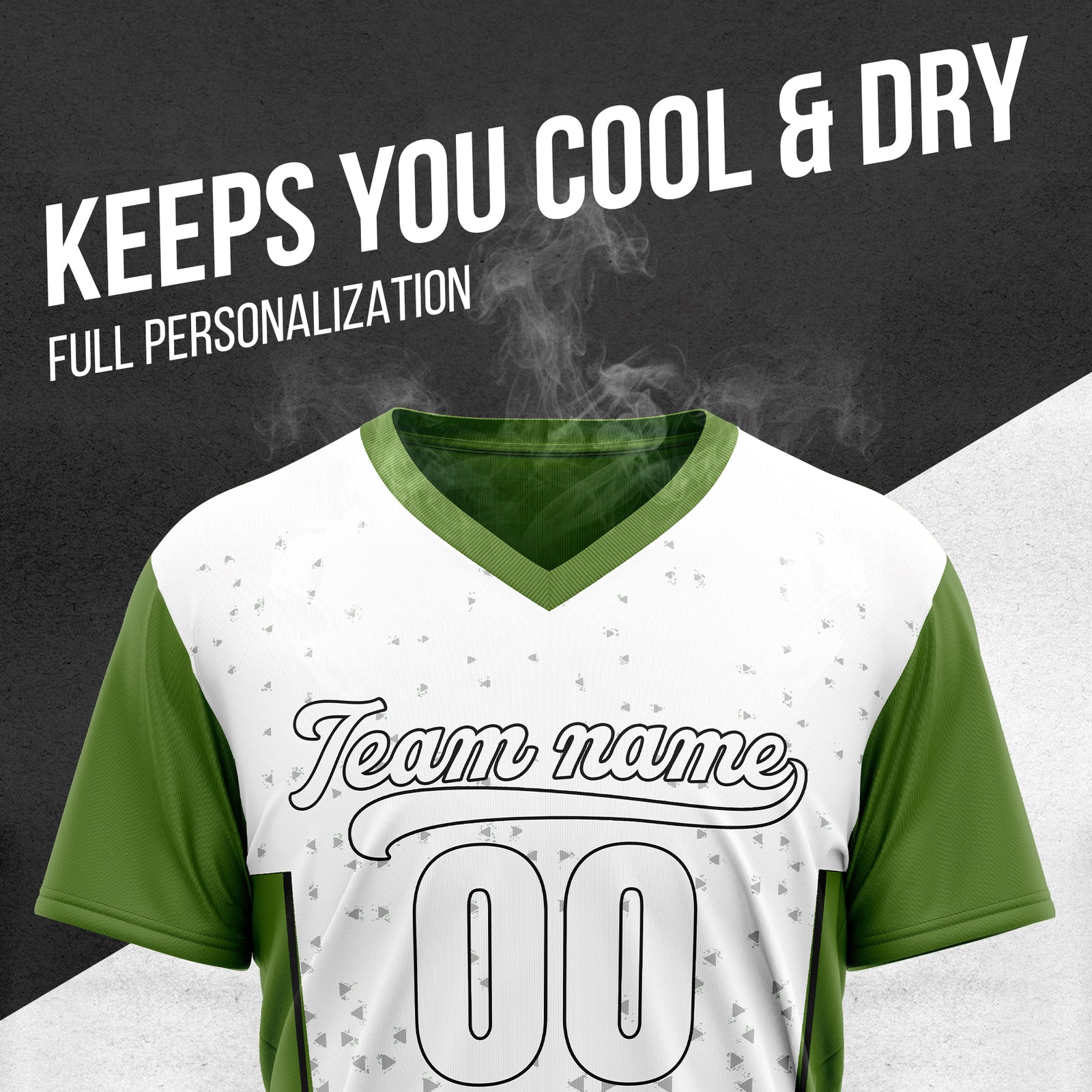 Custom HexaFade White Pullover Baseball Sports Jersey Personalized Uniform with Name & Number