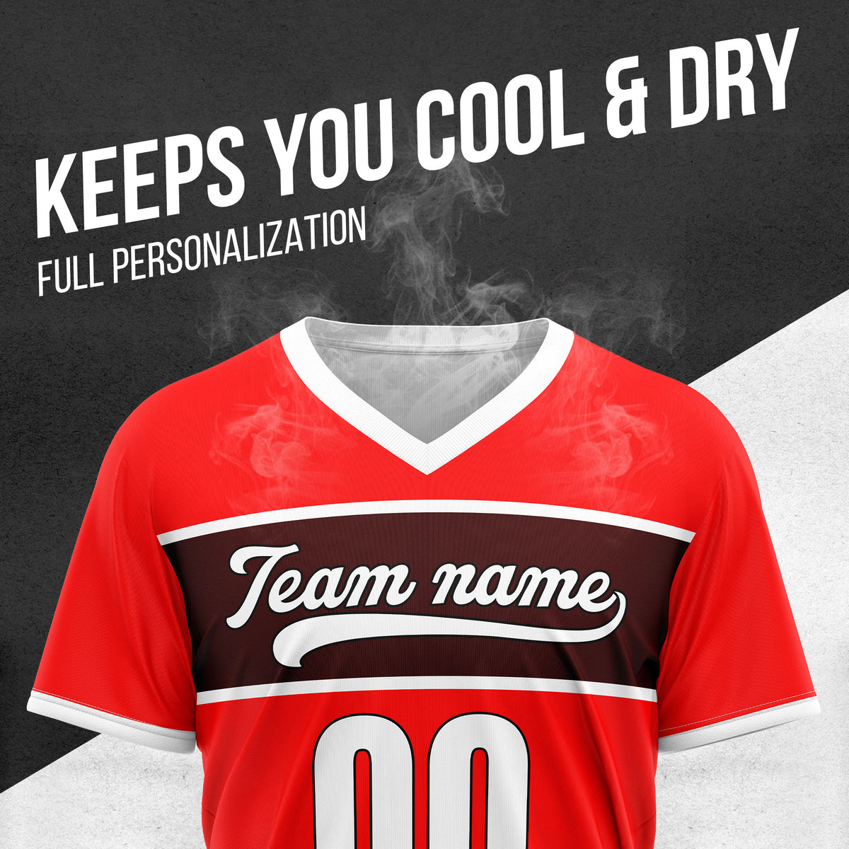Custom ProEdge Red Baseball Sports Jersey Personalized Uniform with Name & Number