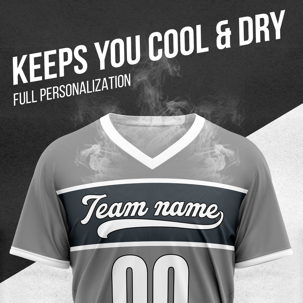 Custom ProEdge Grey Baseball Sports Jersey Personalized Uniform with Name & Number