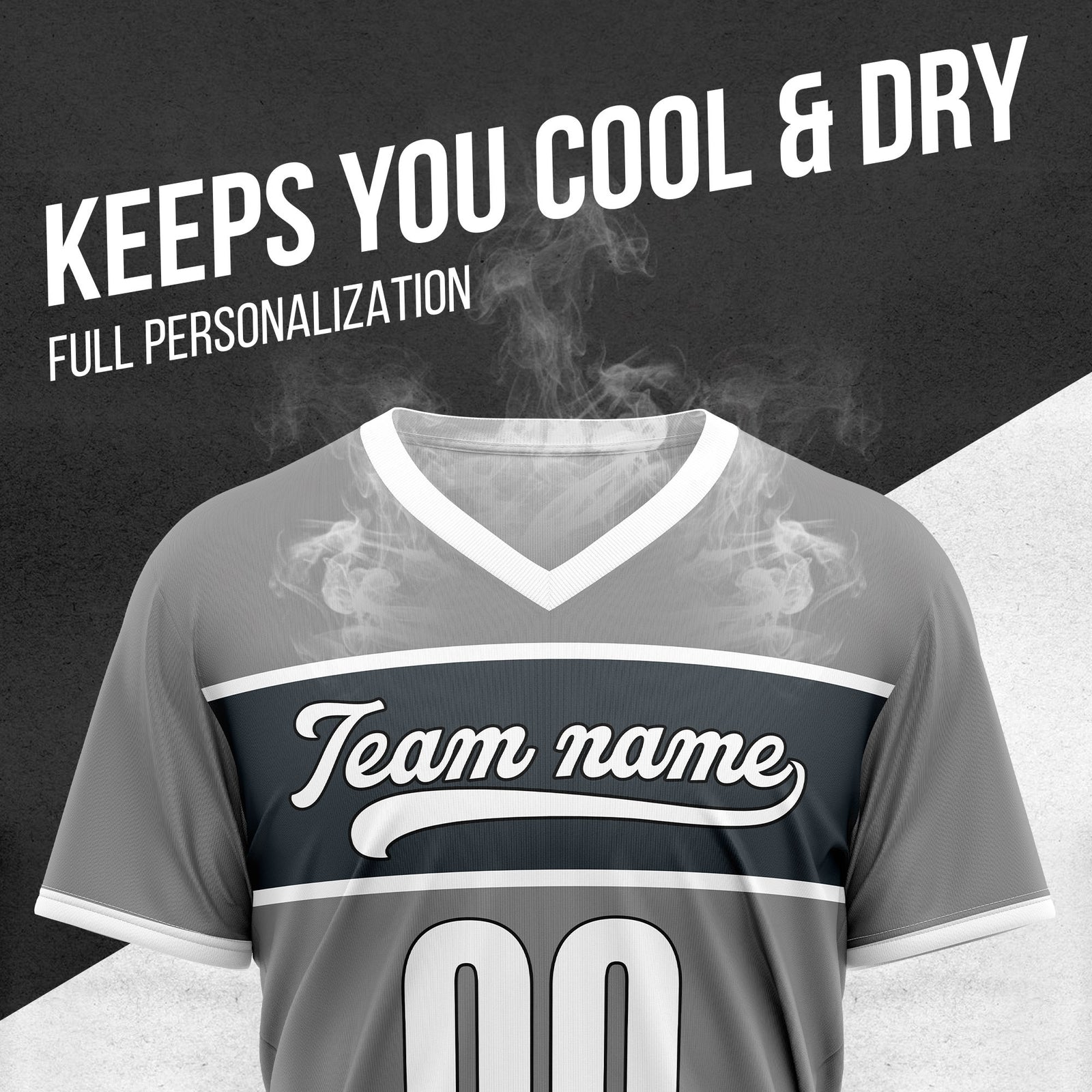 Custom ProEdge Grey Baseball Sports Jersey Personalized Uniform with Name & Number