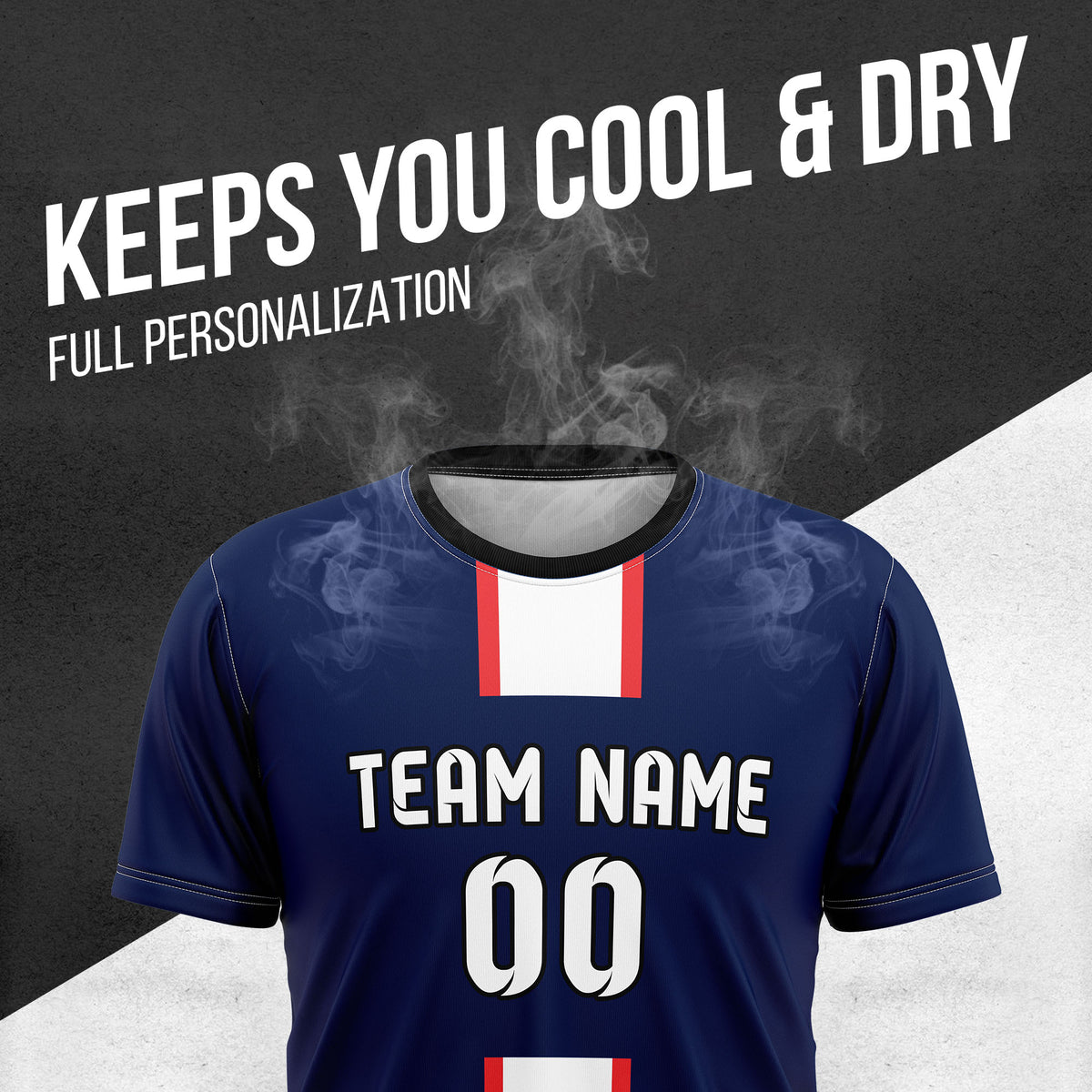 Custom Paris Saint Fan Jersey Personalized with Name & Number