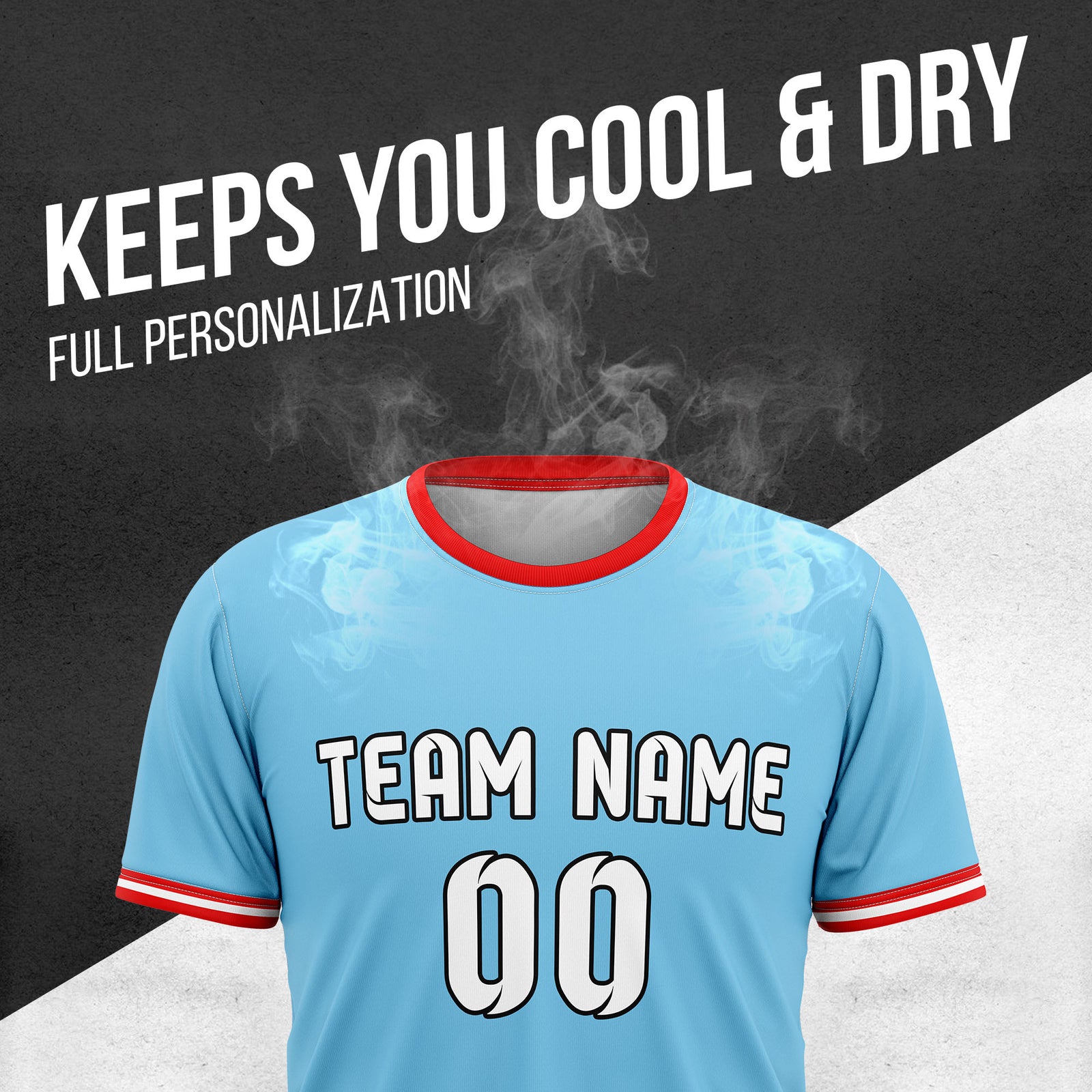 Custom Manchester City Fan Jersey Personalized with Name & Number