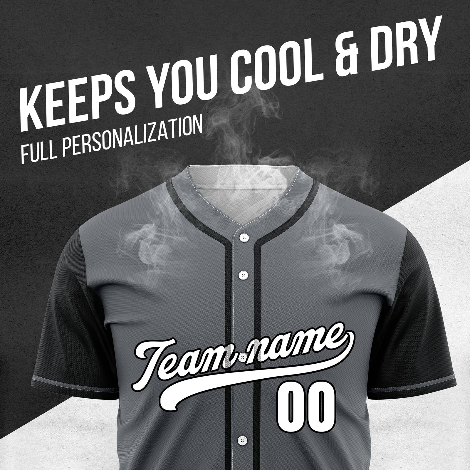 Custom Crimson Dark Grey Raglan Style Baseball Sports Jersey Personalized Uniform with Name & Number