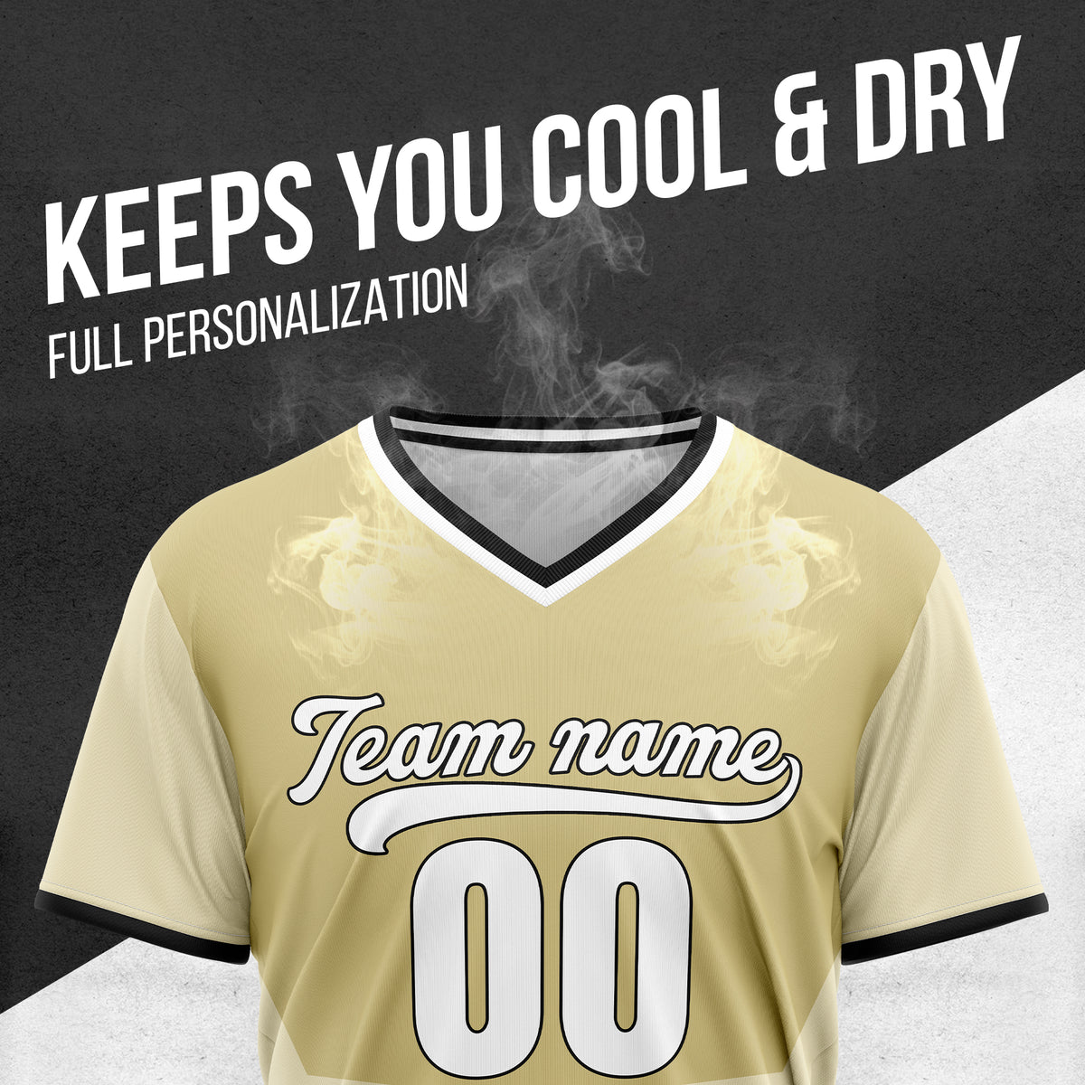 Custom NovaLine Khaki Pullover Baseball Sports Jersey Personalized Uniform with Name & Number