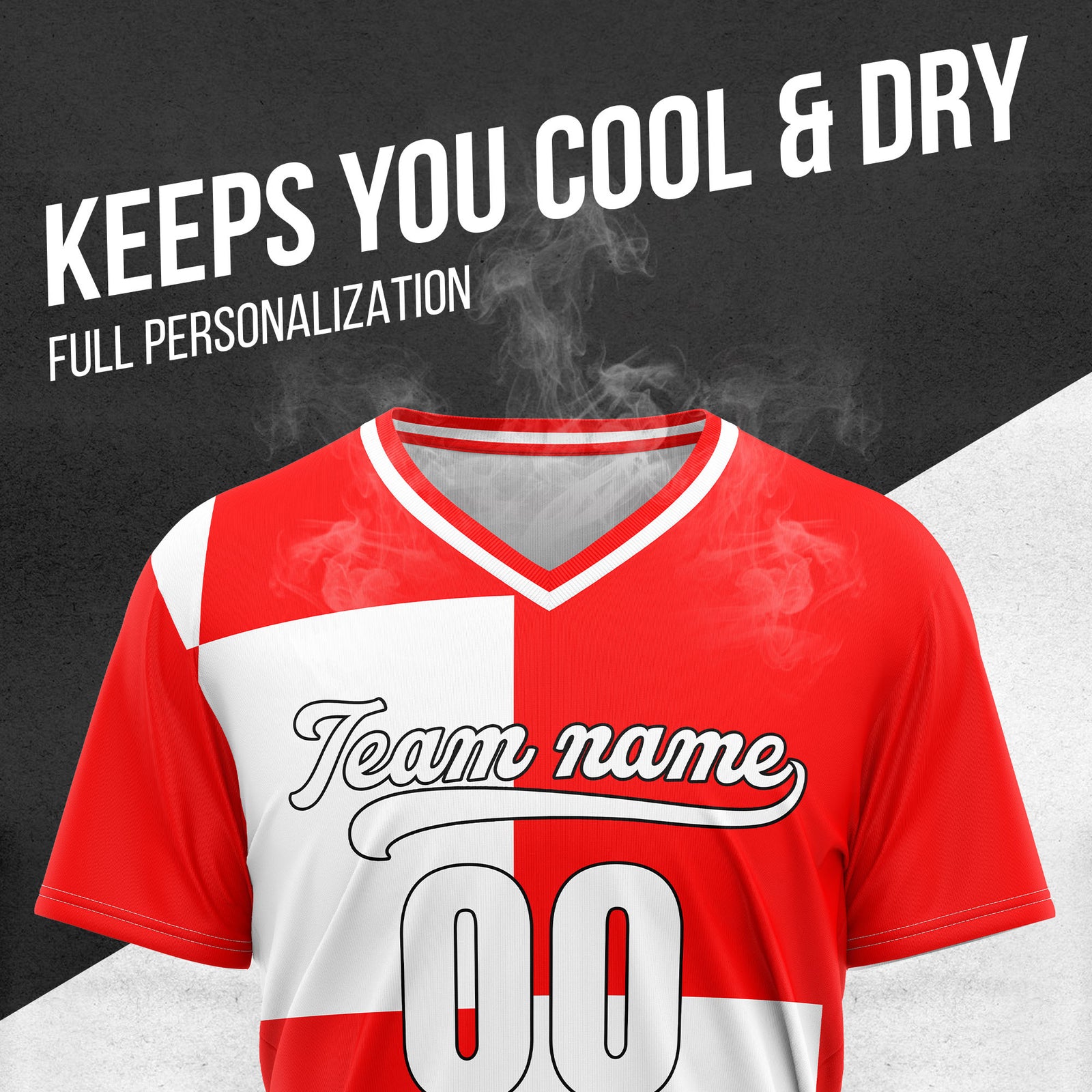 Custom Apex Colorblock Red Baseball Sports Jersey Personalized Uniform with Name & Number