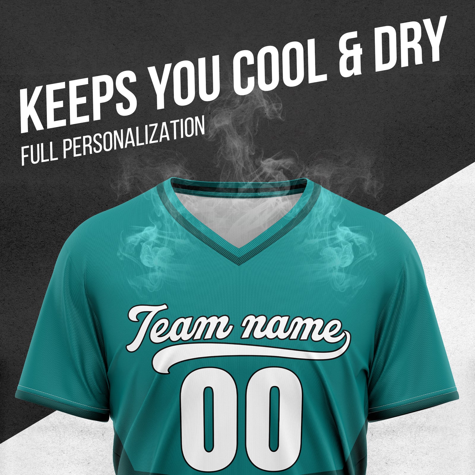 Custom NovaLine Teal Pullover Baseball Sports Jersey Personalized Uniform with Name & Number