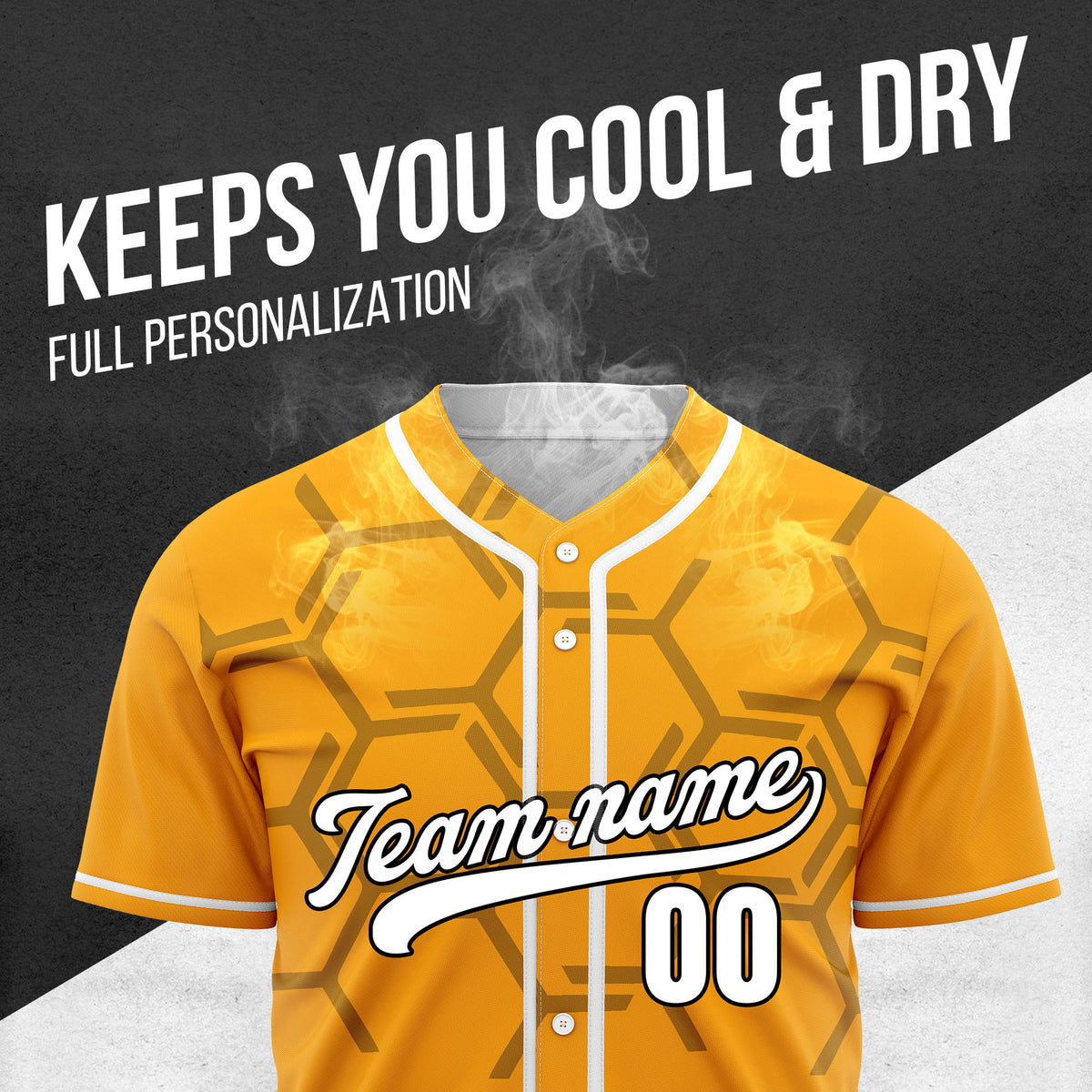 Custom Sting Force Orange Baseball Sports Jersey Personalized Uniform with Name & Number