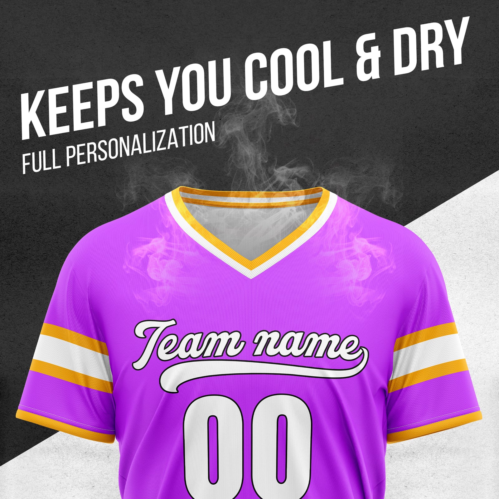 Custom StormLine Purple Pullover Baseball Sports Jersey Personalized Uniform with Name & Number