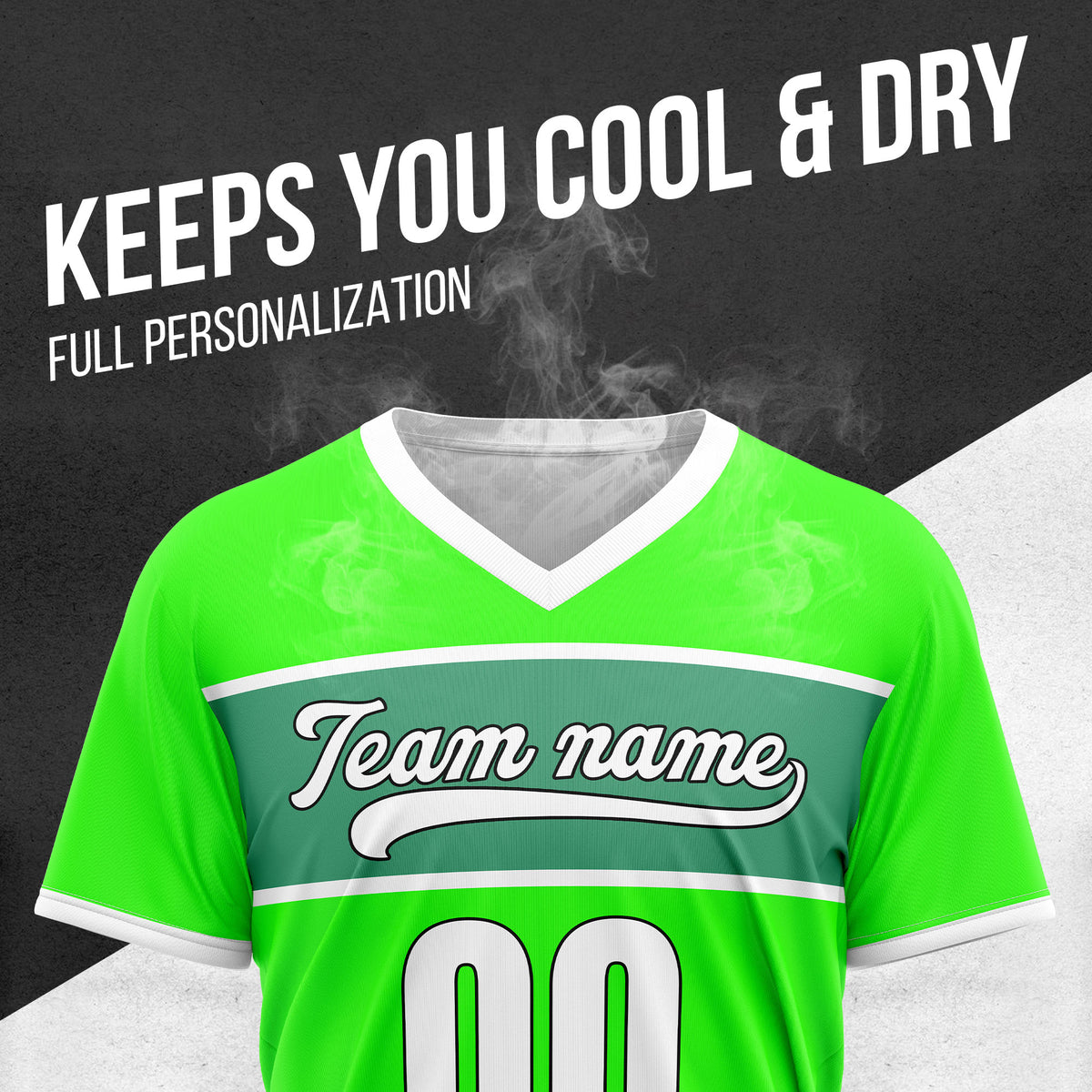 Custom ProEdge Neon Green Baseball Sports Jersey Personalized Uniform with Name & Number