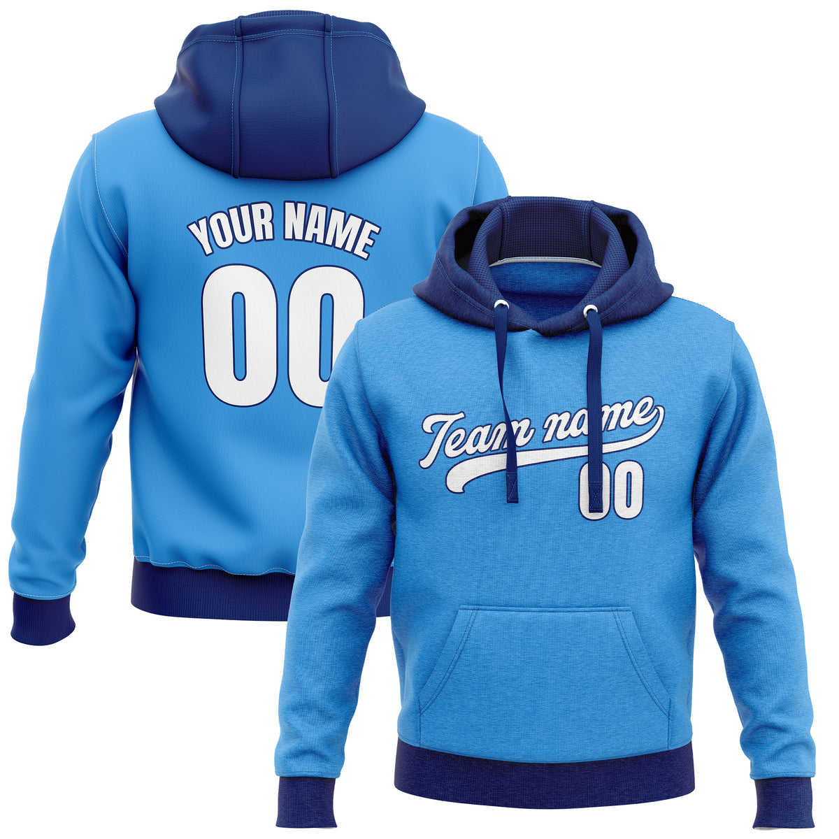 Hoodie - Classic Style - Blue