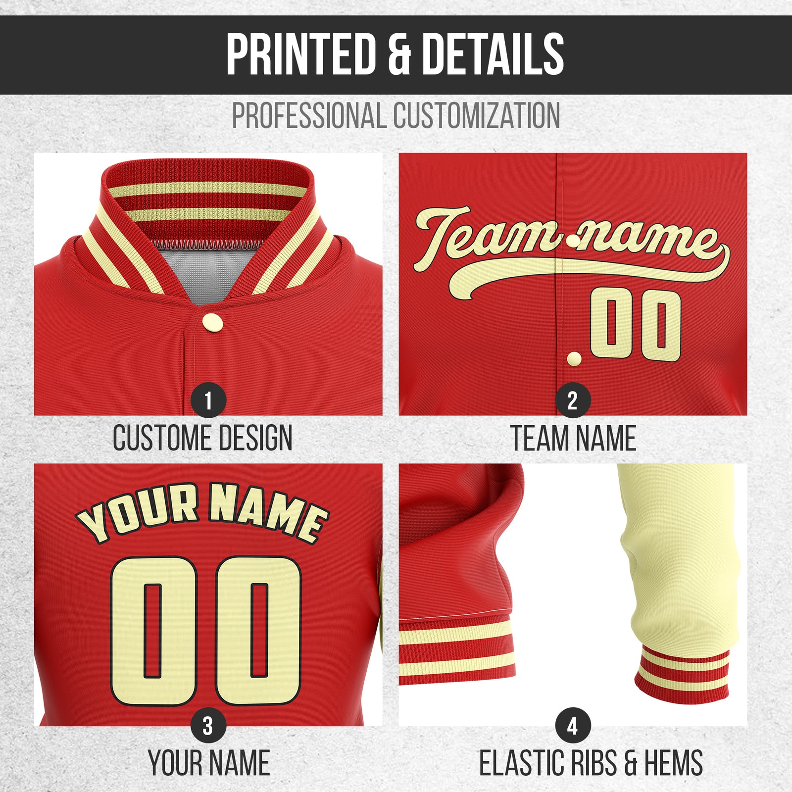 Jackets - Classic Style - Red