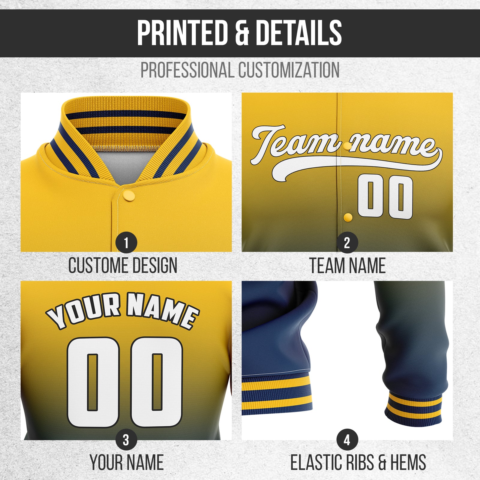 Jackets - Gradient Fashion - Yellow