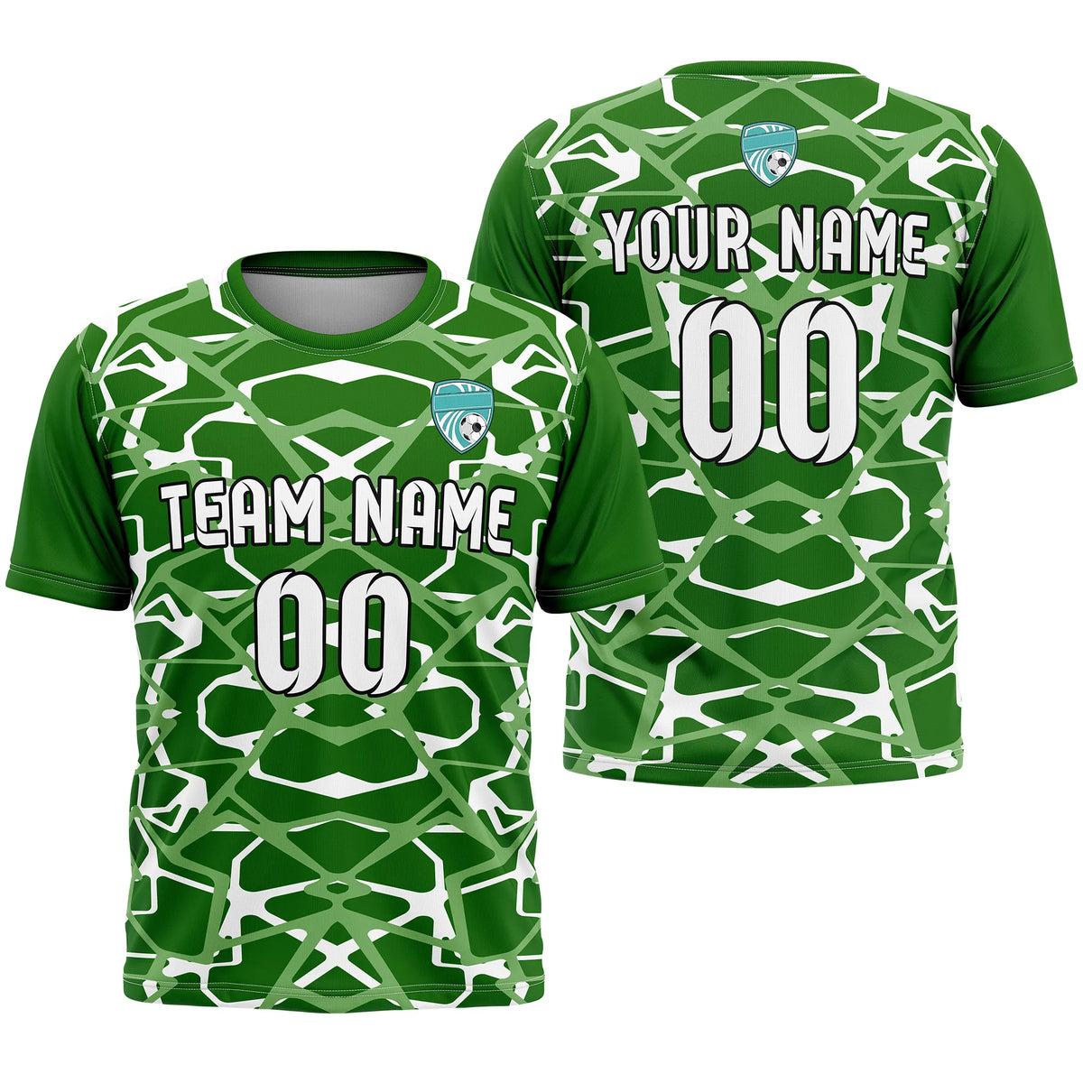 Custom R-Full Pattern D5 Soccer Jersey Personalized Football Uniform with Name & Number