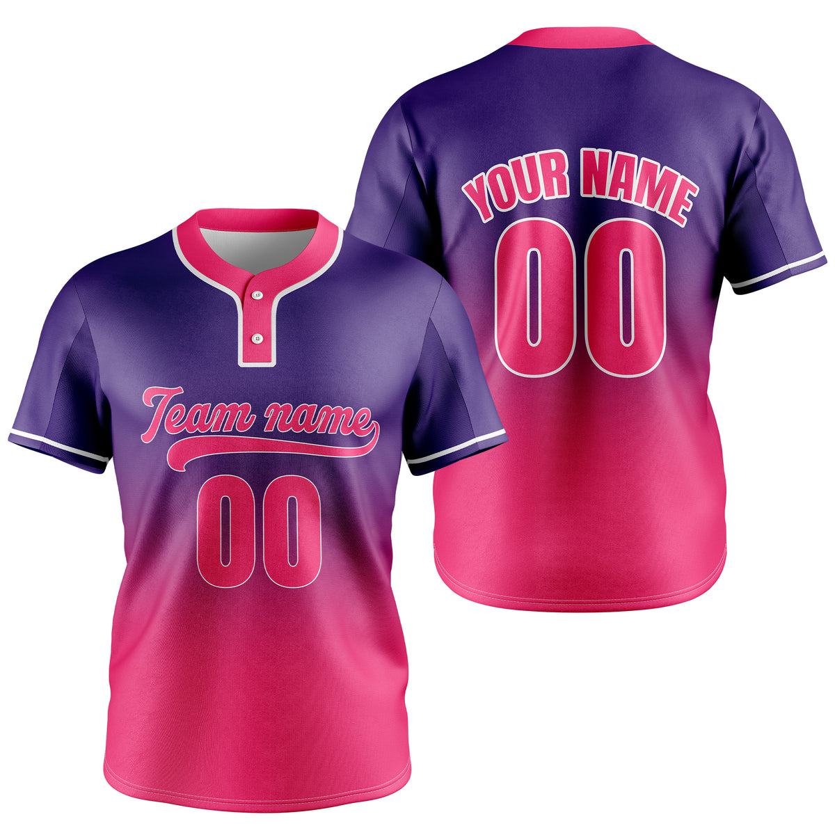 Softball - Gradient Fashion - Purple