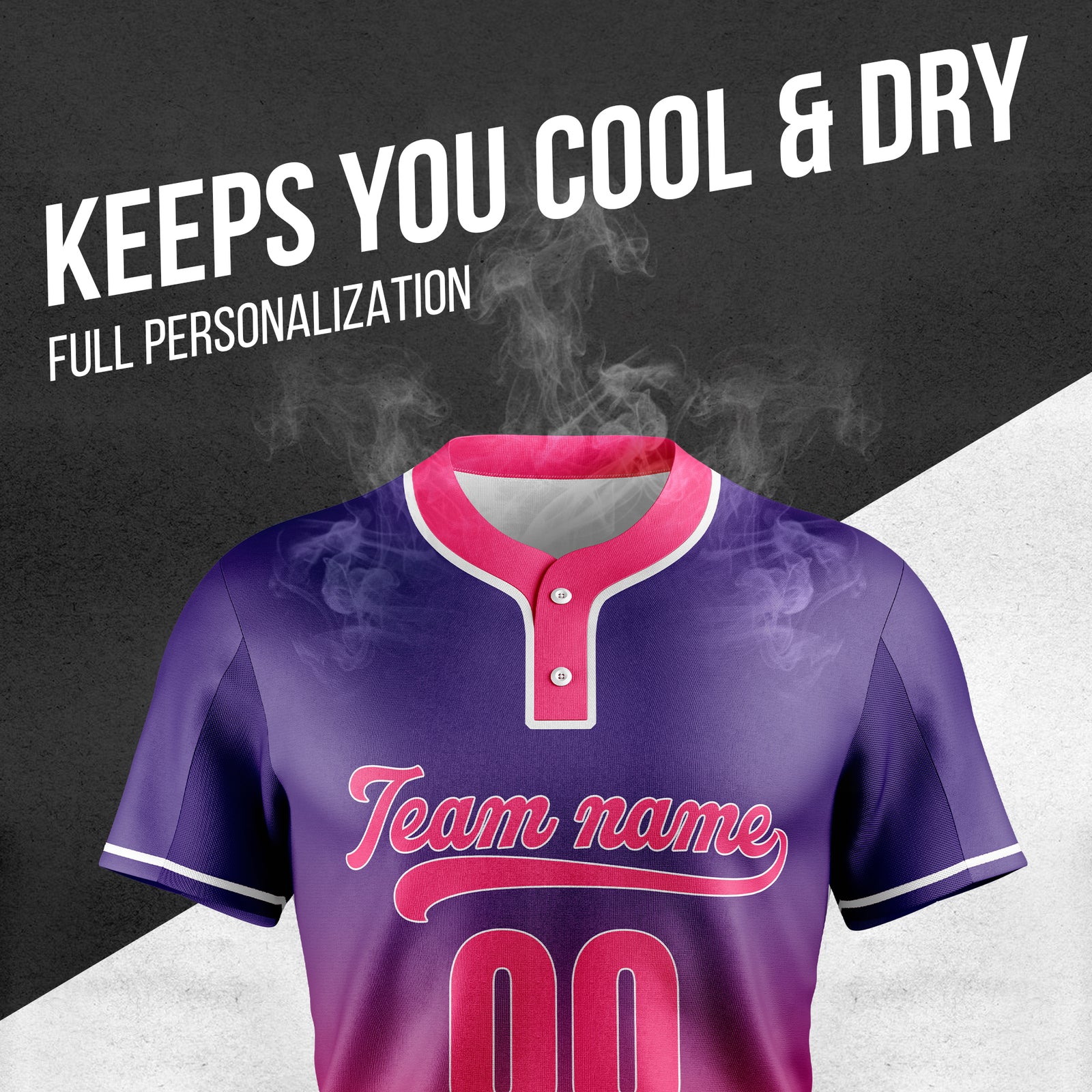 Softball - Gradient Fashion - Purple